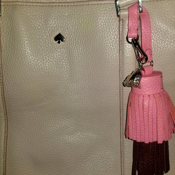Kate Spade On Purpose North South Leather Tote in Pale Vellum Pebble Leather Bag - Picture 3 of 4